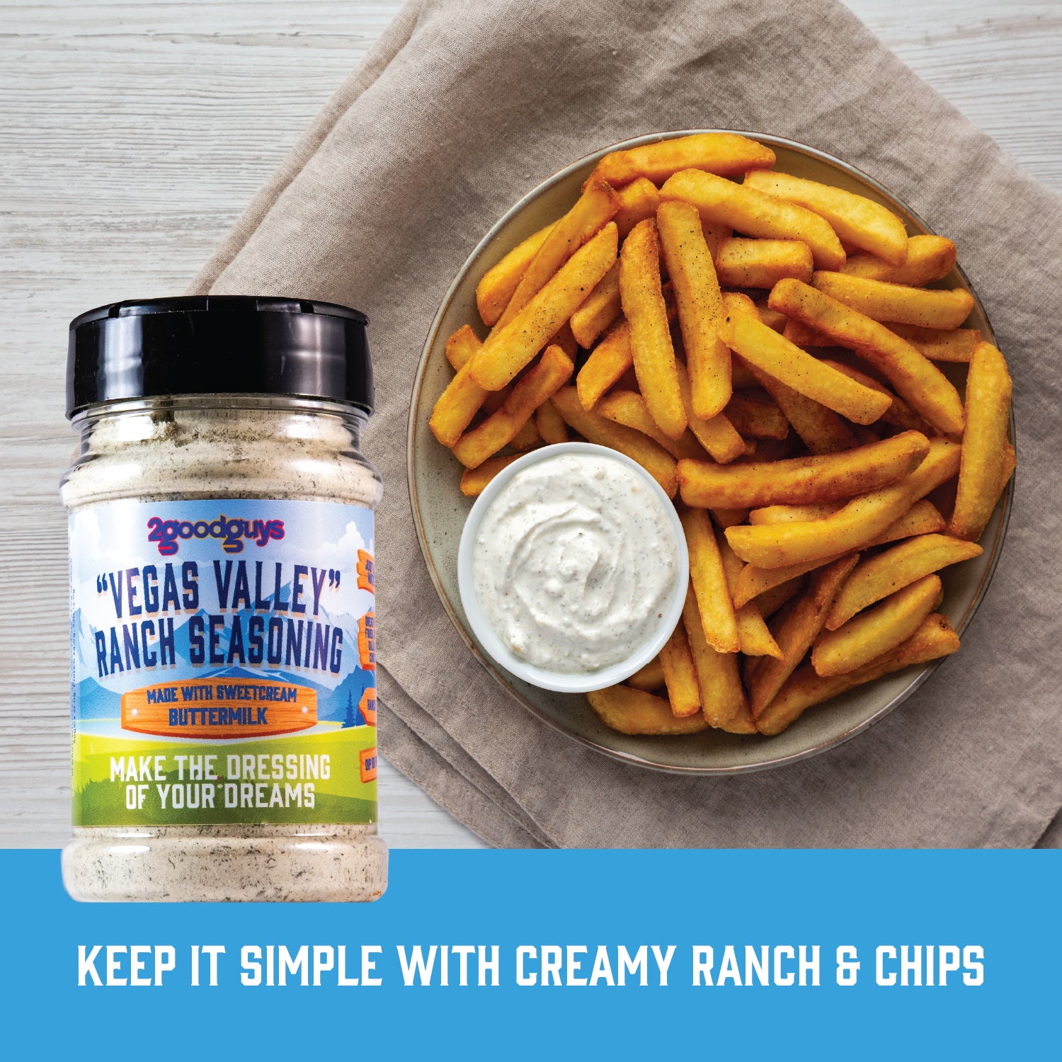 2GoodGuys "Vegas Valley" Ranch Seasoning - Dorset Spice Shed