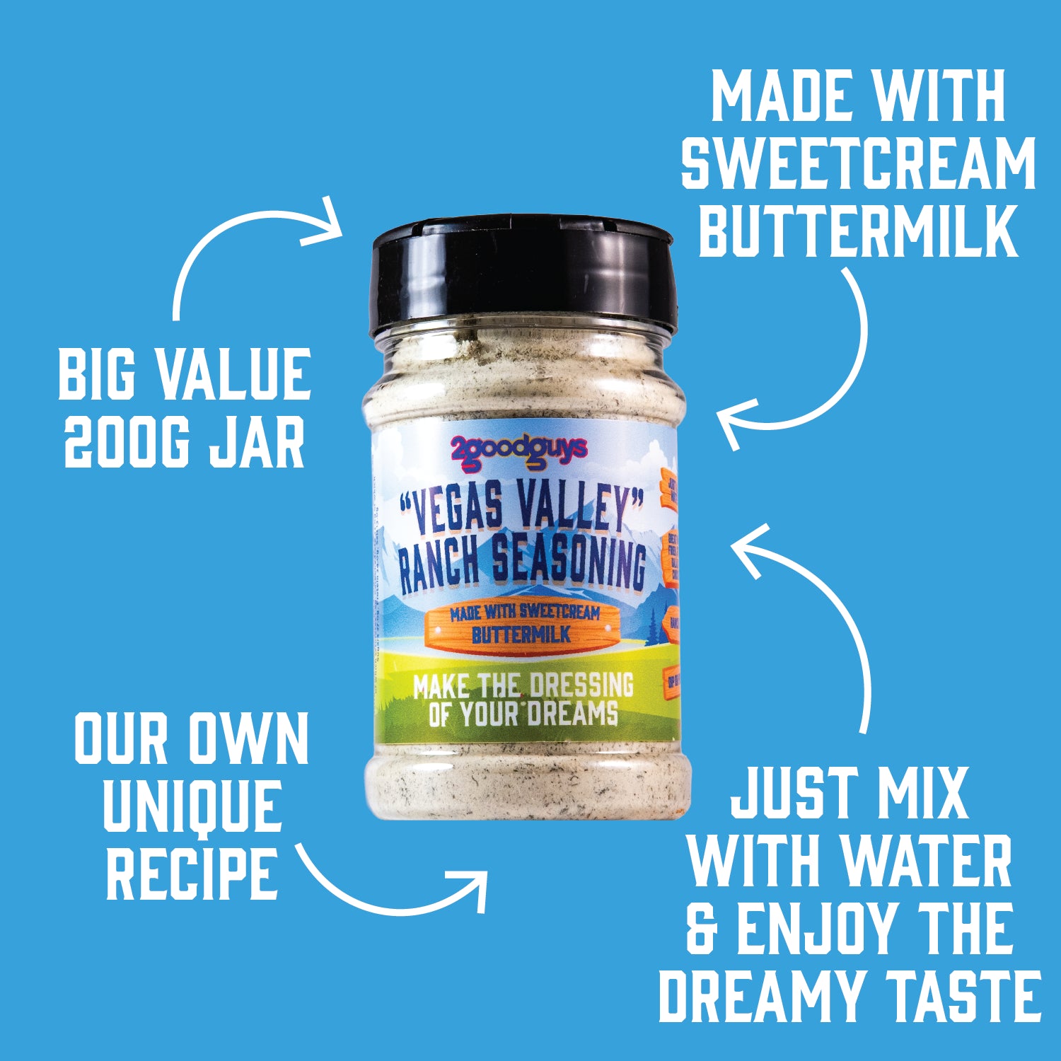 2GoodGuys "Vegas Valley" Ranch Seasoning - Dorset Spice Shed