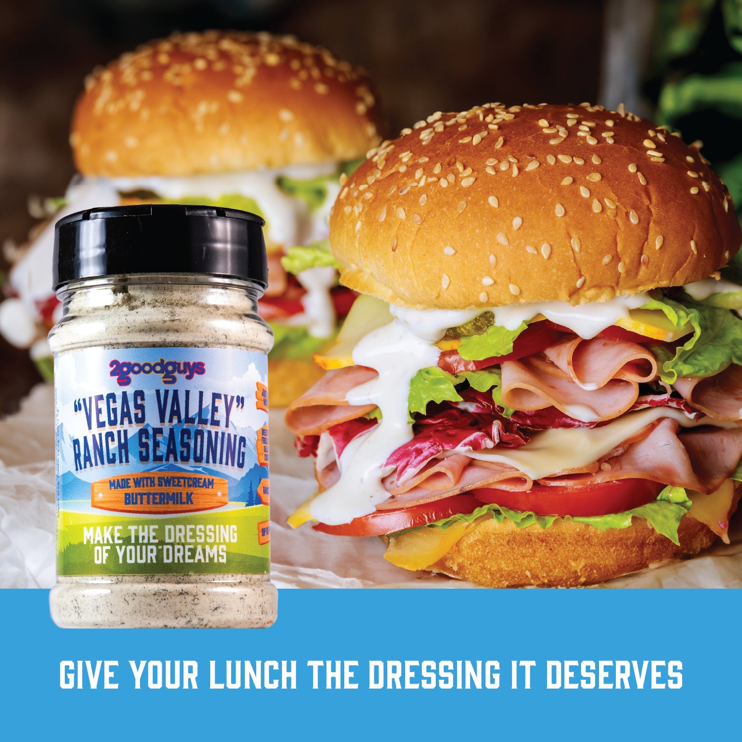2GoodGuys "Vegas Valley" Ranch Seasoning - Dorset Spice Shed