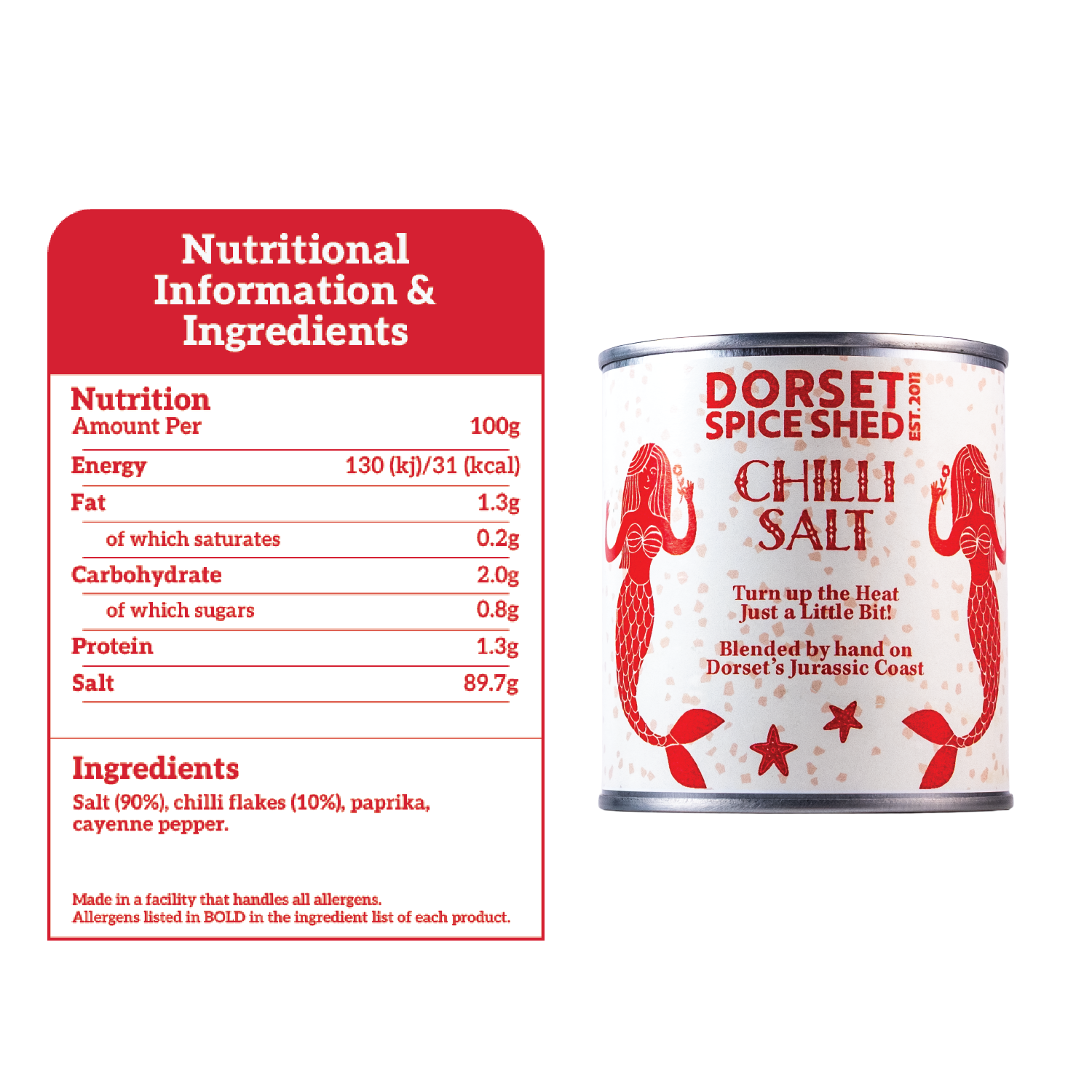 Dorset Spice Shed Chilli Salt - Dorset Spice Shed