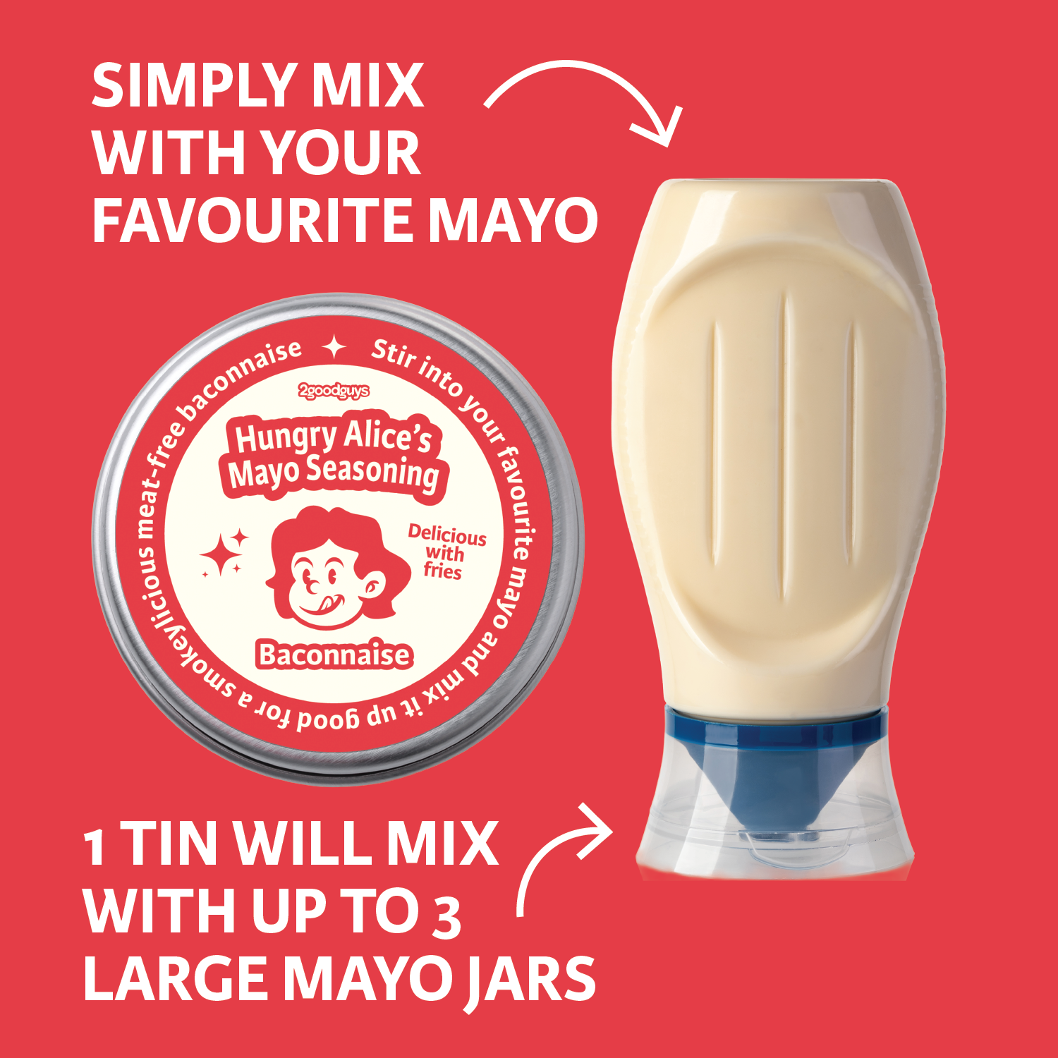 2GoodGuys Hungry Alice Mayonnaise Seasoning Baconnaise - Dorset Spice Shed