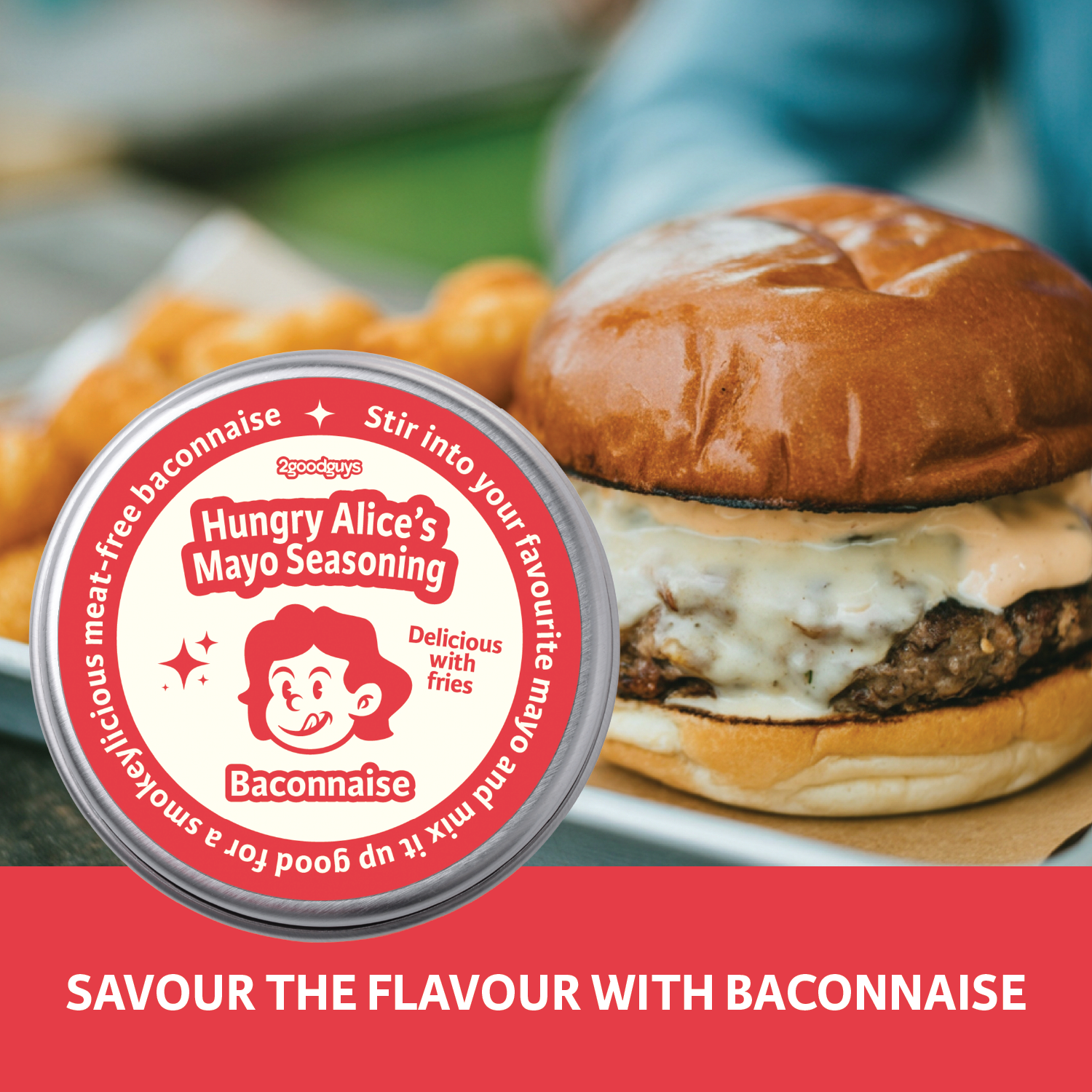 2GoodGuys Hungry Alice Mayonnaise Seasoning Baconnaise - Dorset Spice Shed